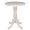 International Concepts Round 30 in Round Top Pedestal Table, 34.9 inH, Unfinished, 30 W, 30 L, 35.1 in H, Wood, Unfinished K-30RT-6B - alternate 1